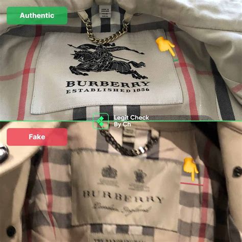 how to detect fake burberry watch|burberry coat false.